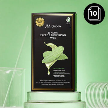 JMSOLUTION Be Nature Cactus & Moisturizing Mask 10ea