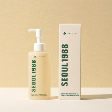 K-SECRET Seoul 1988 Cleansing Oil Pine Cica 1% + Probiotics 200ml - Calm & Clean