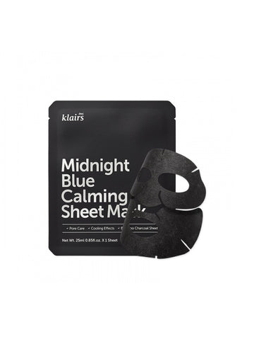 DEAR KLAIRS Midnight Blue Calming Sheet Mask 25 ml - Calm & Soothe