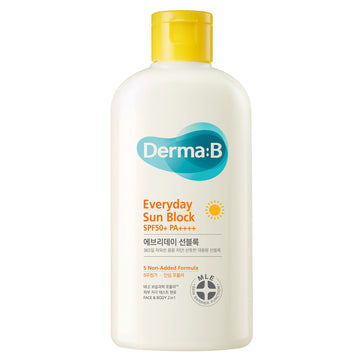 DERMA:B Everyday Sun Block SPF50+ PA++++ 200ml - Protect & Hydrate