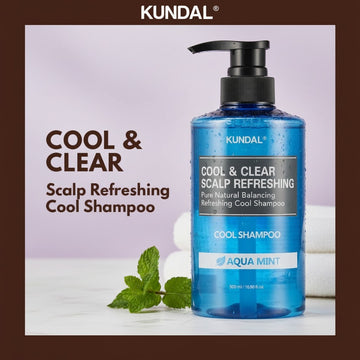 [KUNDAL] Cool and Clear Scalp Refreshing Shampoo 500ml