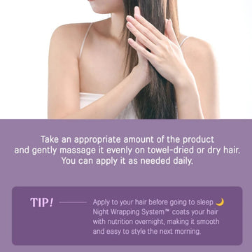 Assemble K - Play .Try .Glow Kundal Night Repair Hair Lotion with Biotin, Jeju green beans peptide, and Hyaluronic Acid for deep hydration and repair.