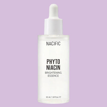 Assemble K - Play .Try .Glow NACIFIC Phyto Niacin Brightening Essence 50ml with dropper, clear bottle, hydrating and brightening serum.