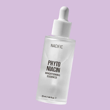 Assemble K - Play .Try .Glow NACIFIC Phyto Niacin Brightening Essence 50ml with dropper, clear bottle, hydrating and brightening serum.