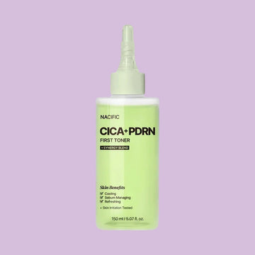Assemble K - Play .Try .Glow NACIFIC Cica PDRN First Toner 150ml with centella asiatica and sprout barley PDRN for sensitive skin.