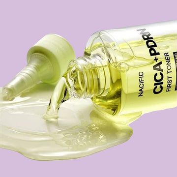 Assemble K - Play .Try .Glow NACIFIC Cica PDRN First Toner 150ml with centella asiatica and sprout barley PDRN for sensitive skin.