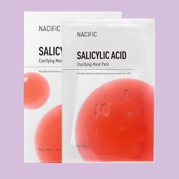 Assemble K - Play .Try .Glow Salicylic Acid Clarifying Mask Pack with BHA to clear pores, reduce breakouts, and brighten skin.