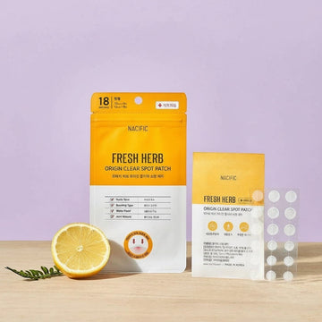 Assemble K - Play .Try .Glow NACIFIC Fresh Herb Origin Clear Spot Patch for pimple treatment, nude tone, waterproof, 29 pcs.