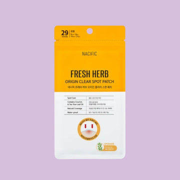 Assemble K - Play .Try .Glow NACIFIC Fresh Herb Origin Clear Spot Patch for pimple treatment, nude tone, waterproof, 29 pcs.