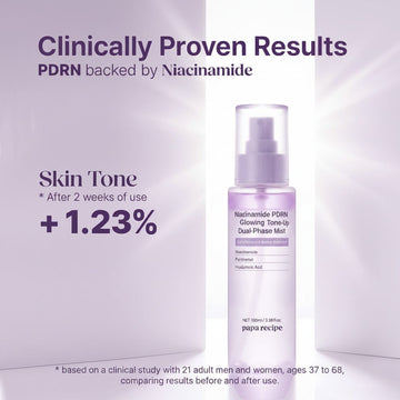 Assemble K - Play .Try .Glow Niacinamide PDRN dual-phase mist for skin vitality, hydration, and a plump glow. 100ml bottle.
