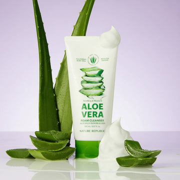 NATURE REPUBLIC Soothing & Moisture Aloe Vera Foam Cleanser 150ml