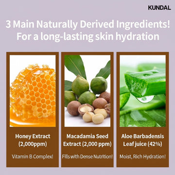 Assemble K - Play .Try .Glow KUNDAL Acacia Moringa body wash with honey, macadamia, and aloe vera extracts for skin hydration.