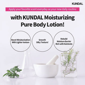 Assemble K - Play .Try .Glow KUNDAL Cherry Blossom Moisturizing Pure Body Lotion, 500ml, with aloe vera, honey, and macadamia extracts.