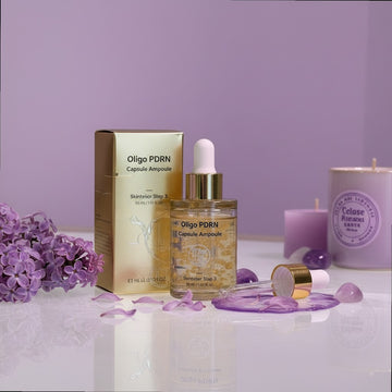 Assemble K - Play .Try .Glow Skinterior Step 3 Oligo PDRN Capsule Ampoule for radiant, anti-wrinkle, and hydrating skin.