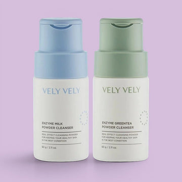 [VELY VELY] Enzyme Powder Cleanser 60g (Green Tea/Milk)