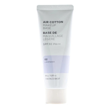 THE FACE SHOP Air Cotton Makeup Base 02 Lavender SPF30 PA++