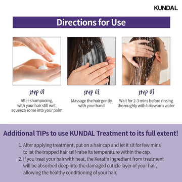 [KUNDAL] Honey & Macadamia Treatment White Musk 500ml