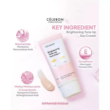 CELEBON Brightening Tone Up Sun Cream 50ml - Bright & Protect