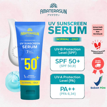 ⁠ AMATERASUN UV Sunscreen Serum SPF 50+ PA++ 50g - Protect & Hydrate