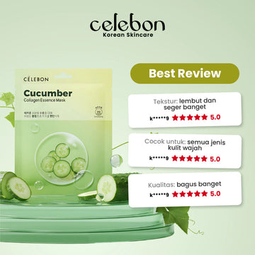 CELEBON Cucumber Collagen Essence Mask