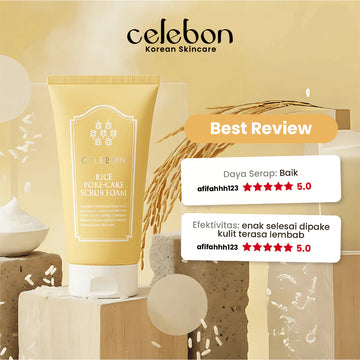 CELEBON Rice Pore Care Scrub Foam 130ml - Refine & Purify