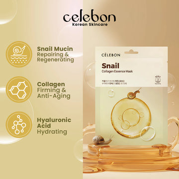 CELEBON Snail Collagen Essence Mask