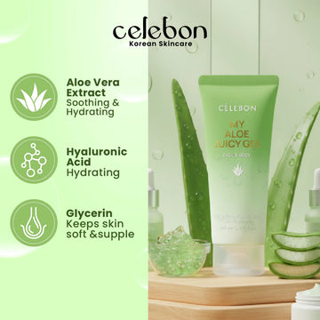 CELEBON Aloe Soothing Gel 1 Sheet - Calm & Soothe