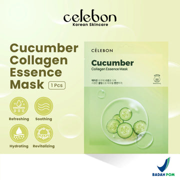 CELEBON Cucumber Collagen Essence Mask
