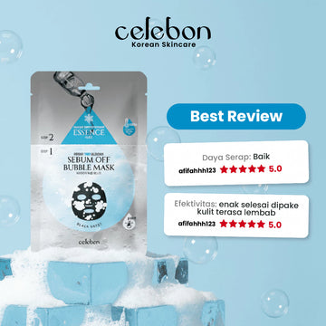 CELEBON 2 step sebum off bubble mask