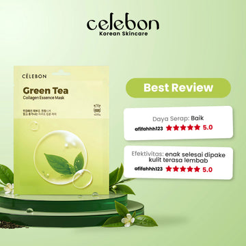 CELEBON Green Tea Collagen Essence Mask