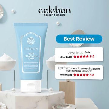 CELEBON Pearl Cleansing Foam 130ml - Purify & Glow