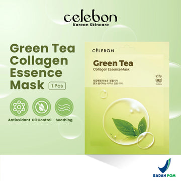 CELEBON Green Tea Collagen Essence Mask