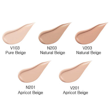THE FACE SHOP Ink Lasting Foundation Slim Fit Ex V201 Apricot Beige SPF30 PA++
