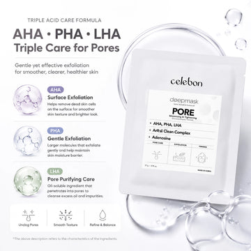 CELEBON Deep Mask Pore 1 Sheet - Pore & Smooth