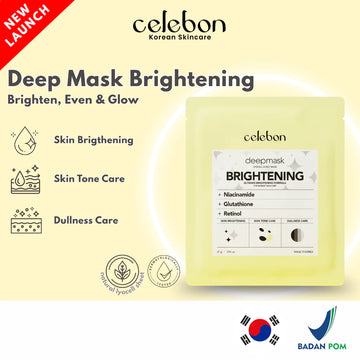 CELEBON Deep Mask Brightening 1 Sheet - Bright & Moisturizing