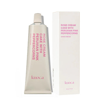 KUOCA Hand Cream Rose Cream Cake 50ml - Soft & Moist