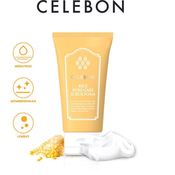 CELEBON Rice Pore Care Scrub Foam 130ml - Refine & Purify