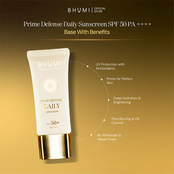 BHUMI Prime Defense Daily Sunscreen 50ml - Protect & Hydrate