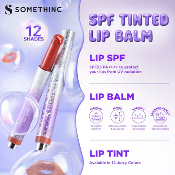 SOMETHINC Ceraplump Tinted Lip Balm SPF25 PA++++ - 12 Coquette - Soft & Tinted