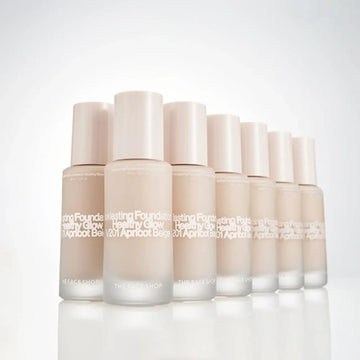 THE FACE SHOP Ink Lasting Foundation Glow V201 Apricot Beige SPF 30 PA++