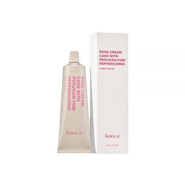 KUOCA Hand Cream Rose Cream Cake 50ml - Soft & Moist