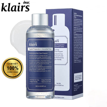 ⁠DEAR KLAIRS Supple Preparation Unscented Toner 180 ml - Soft & Supple